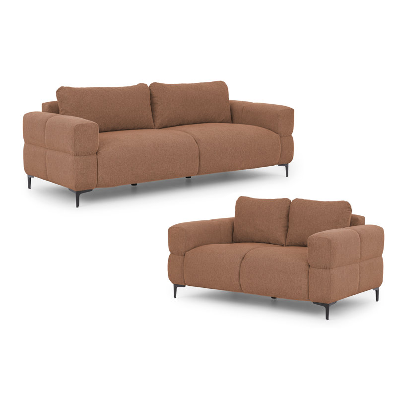 Cardea 2 - Piece Living Room Set, Red