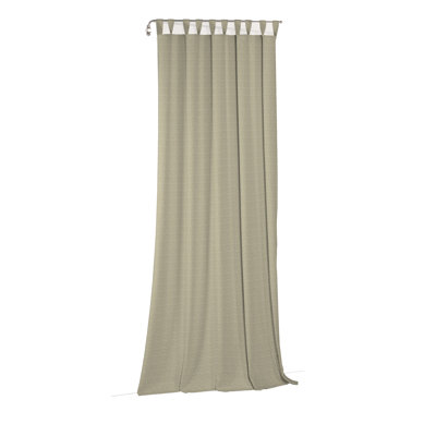 Branton Tab Top Curtain Single Panel, opaque