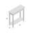 Solid + Manufactured Wood Console Hall Stand-90560224