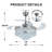 Achel 42'' Ceiling Fan with LED Lights