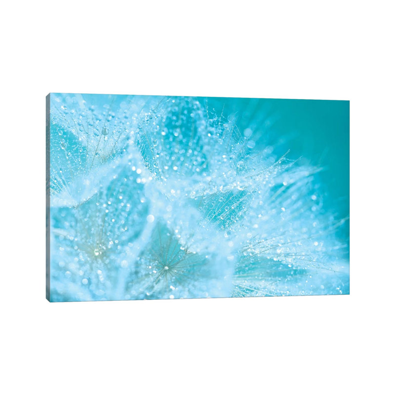 Aqua Sparkles - Wrapped Canvas Print, 101.6 cm H x 66.04 cm W x 1.91 cm D