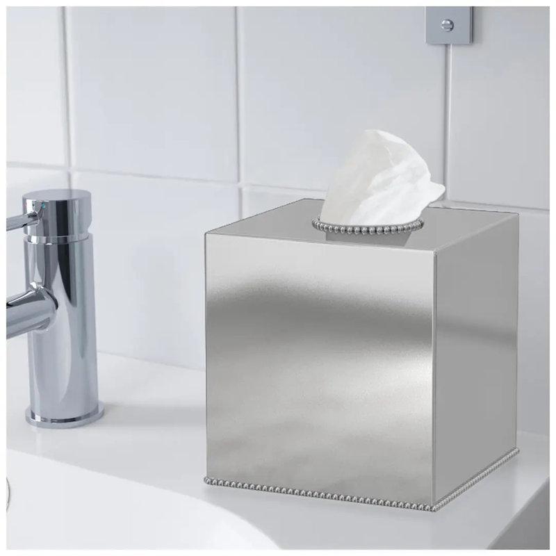 Boîte à mouchoirs en acier inoxydable