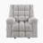 Gabriel 41" Traditional Chenille Fabric Rocker Reclining Chair with Gentle Rocking Motion & Pull-Handle Recline-443112933
