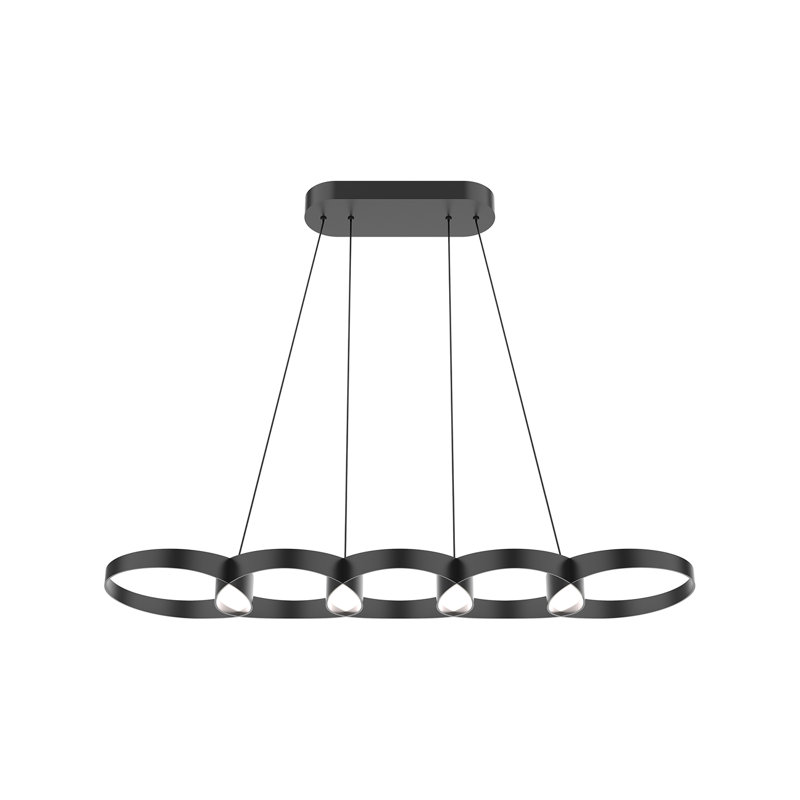 Maestro 4 - Light LED Pendant, Black, Black