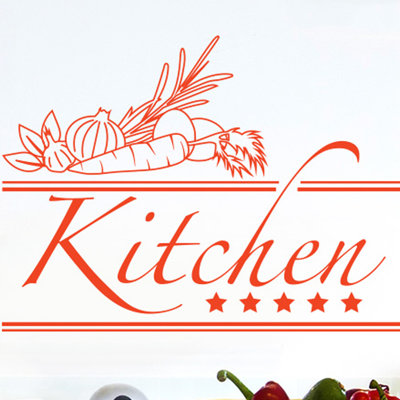 Food & Beverage Non-Wall Damaging Wall Decal
