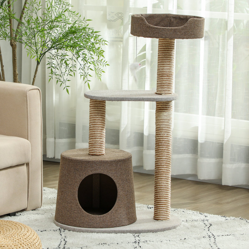Poteau-griffoir pour animaux de compagnie Hanshaw