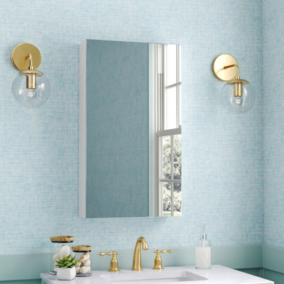 Bridge Metal Wall Bathroom Cabinet