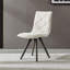 Ensemble de chaises de salle à manger de style Mid-Century moderne avec pieds en bois massif et coussin en tissu-129889680