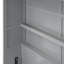 Lit pliant avec tablettes, gris - facile à tirer et à utiliser, grand lit, transformez votre armoire de salon pour une fabrication confortable de porte-matelas en contreplaqué
