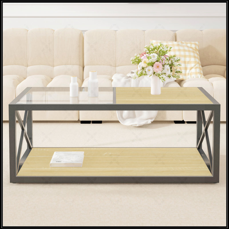 Table basse moderne, Brun