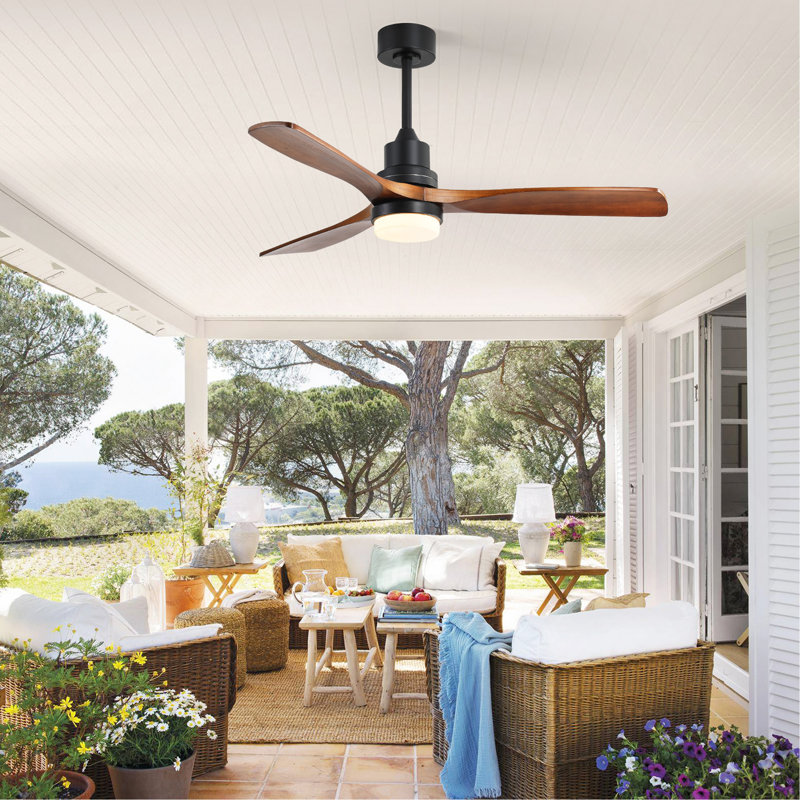52 Inch Ceiling Fan Light With 6 Speed Remote Reversible Energy-Saving DC Motor