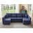 Navy Polyester Blend selected