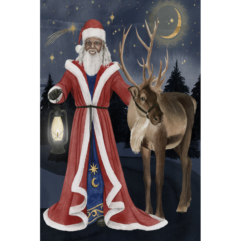 Celestial Christmas I by Grace Popp - Wrapped Canvas Painting, 30cm H x 20cm W
