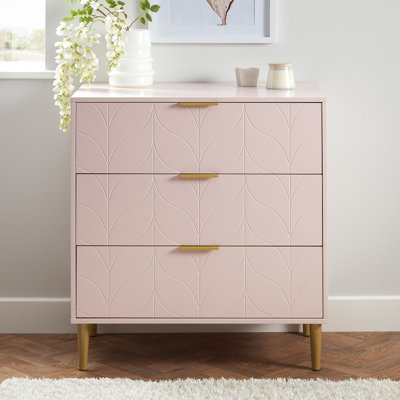 Adams 80 cm W Chest of 3 Drawers