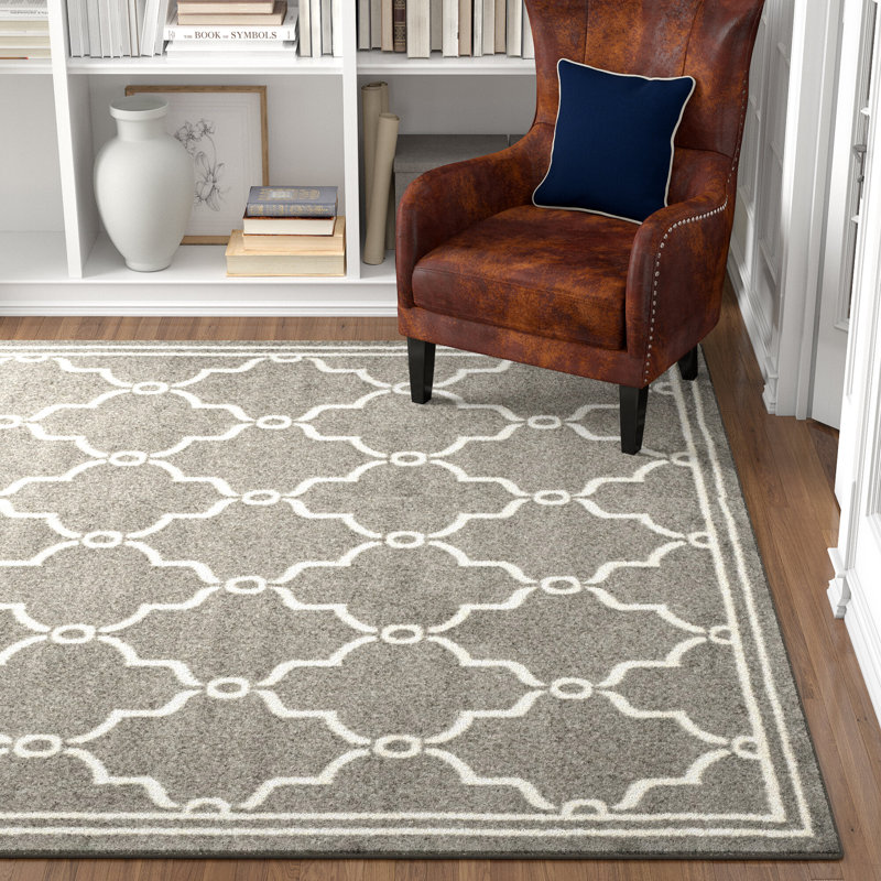 Tapis géométrique Clodfelter Performance, Rectangle 6 pi x 9 pi