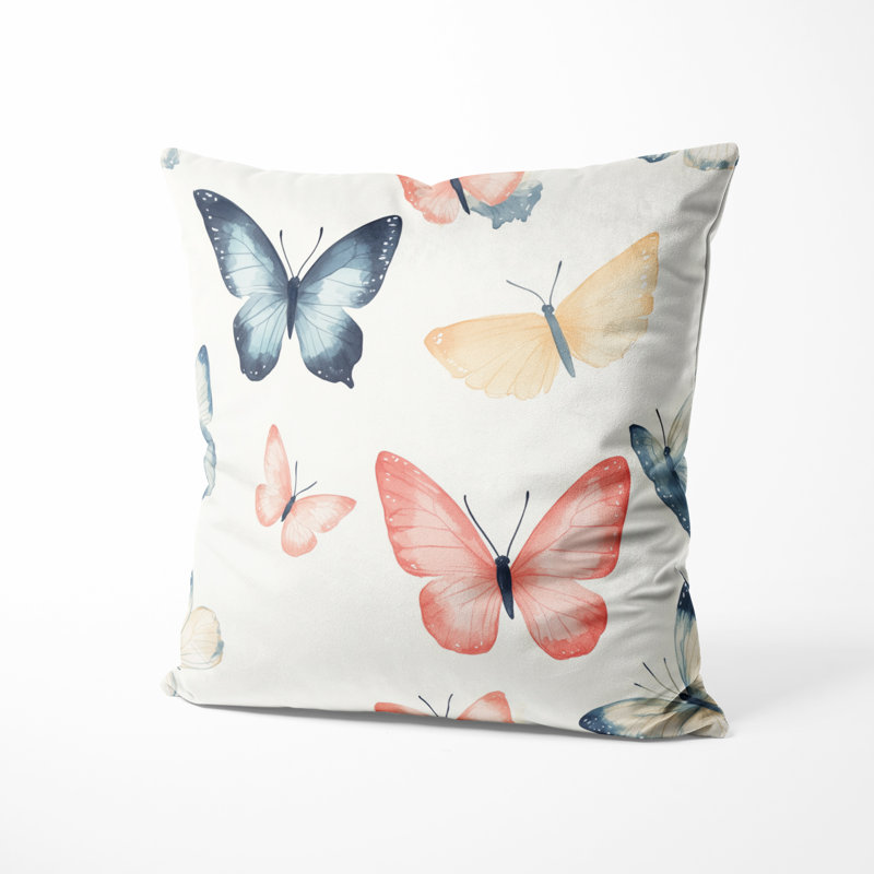 Coussin décoratif à imprimé animalier - Coussin français, H 20 po x l 20 po
