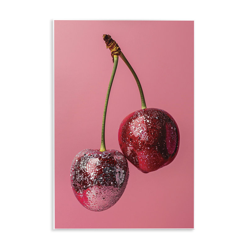 «Dazzling Cherry pair», plaque par LSR Design Studio, H 15 po x l 10 po