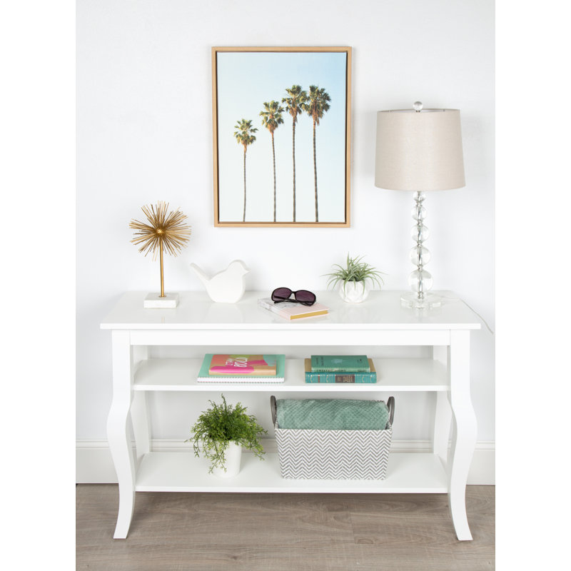 «Four Palm Trees» par Simon Te, reproduction d'art sur toile encadrée