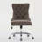 Modern Chenille Upholstered Tufted Button Home Office Chair, Adjustable Desk Chair Swivel Office Chair-780471332