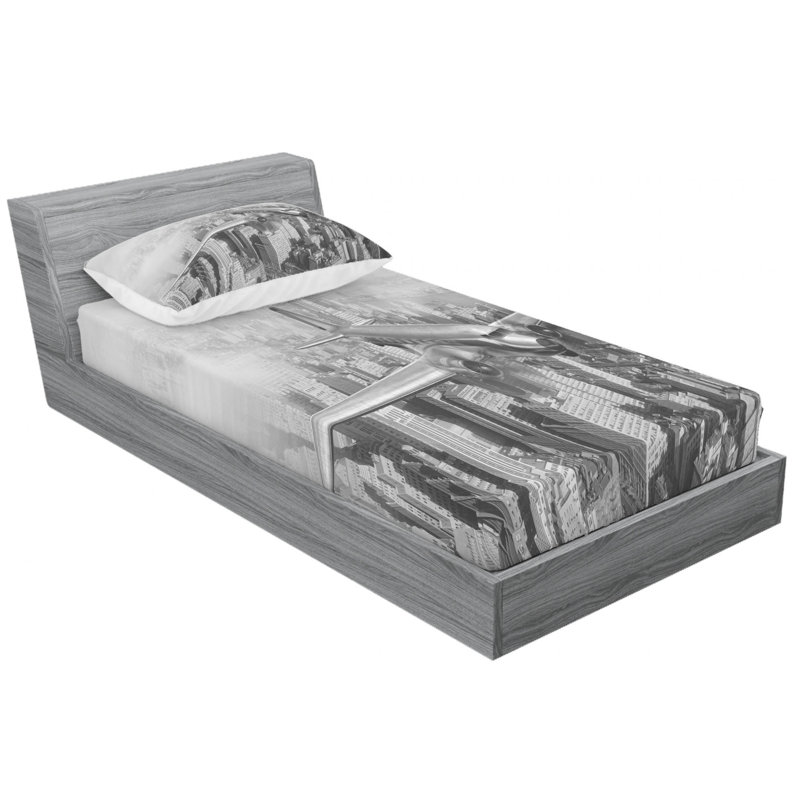 Microfiber Sheet Set, Twin XL Sheet Set with Fitted Sheet
