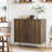 Sideboard Buffet with Storage - Mid-Century Modern Style, Walnut Sideboard, for Living & Dining Room