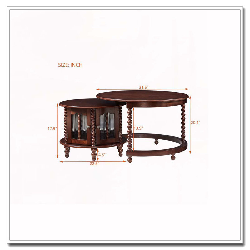 Table basse ronde