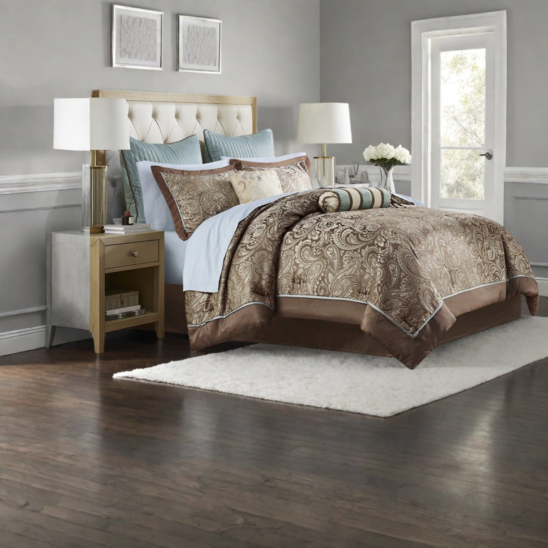 Ensembles de literie en coton luxueux, motif cachemire moderne, parfait pour la maison