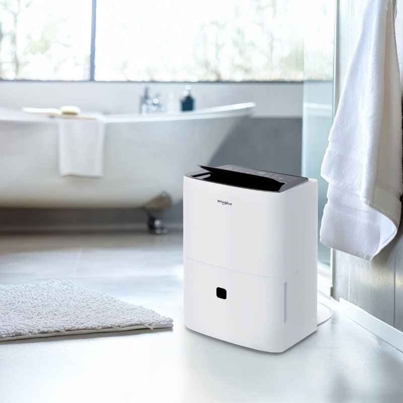  Whirlpool 25 Pint Energy Star Certified Dehumidifier in White, 25