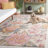 Jardin Handtufted Wool Cotton Floral Rug in Ivory/Pink-93744156
