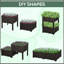 Lit de jardin surélevé avec pattes 2 pièces-132945724