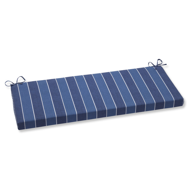 Coussin de banc d’intérieur/d’extérieur Baggett, Indigo