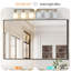 Applique murale 39 po pour meuble-lavabo 39 lumières 39 po, finition dorée avec abat-jour en verre givré pour éclairage de salle de bain ou de couloir (ampoules non incluses)-1391404898-1391404899-1391404901