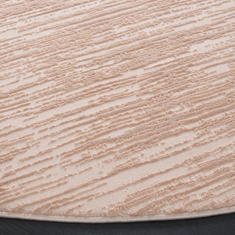 Tapis abstrait Latetia Performance, Rond 6 pi 7 po