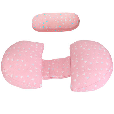 Pregnancy Pillows Adjustable Support Maternity Pillow Soft Side Sleeper Pregnancy Pillows Wedge Pillow with Detachable Pillow Cover