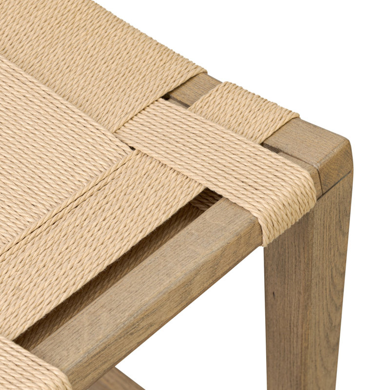 Norma Stool with Solid Wood Frame