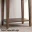 Table de chevet moderne à 1 tiroir avec devant en canne tissée et tablette de rangement ouverte-842549435