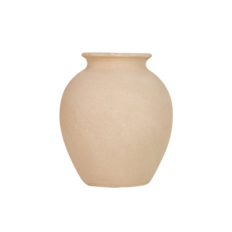 Ceramic / Porcelain Jar, Brown, 30cm H x 28cm W x 28cm D