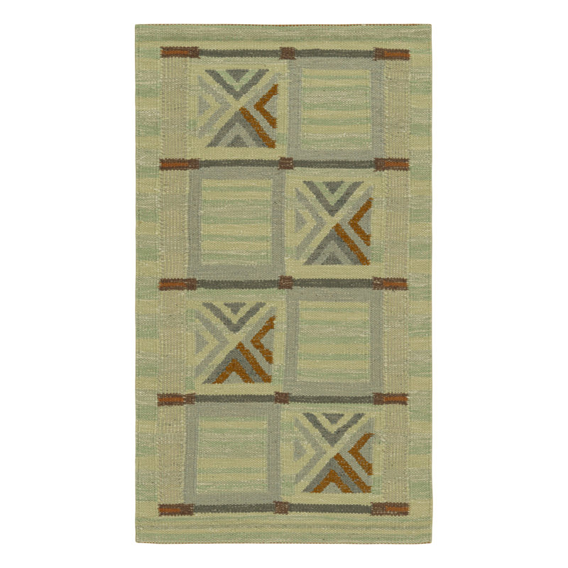 Scandinavian Wool Geometric Area Rug, Rectangle 10' x 14'