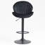 Ensemble de 2 tabourets de bar réglables avec dossier et repose-pieds-219242142