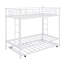 Lit superposé gain de place avec lit gigogne pour plus de flexibilité au coucher-769555473