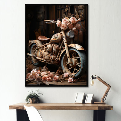 Motocyclette rustique
