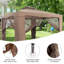 Brishon 3m x 3m Metal Patio Gazebo