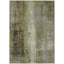 Tapis extérieur lavable abstrait vert olive et ivoire 3 pi x 5 pi