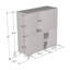 Santucci 42.1" Sideboard with Matte Finish