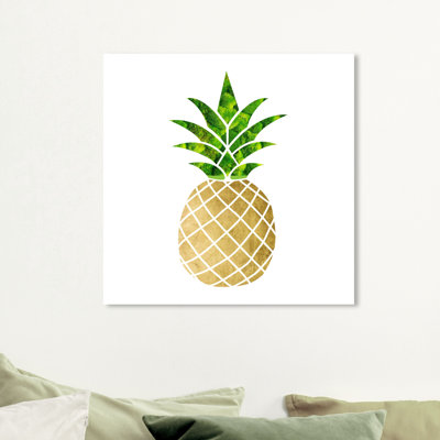 Fruits ananas - impression d'art graphique