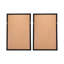Décoration murale boîte ombre S / 2, 23,5 x 1 x 35,5 po
