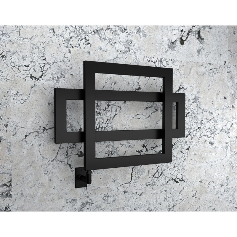 Cadiz Wall Mount Electric Towel Warmer, Black