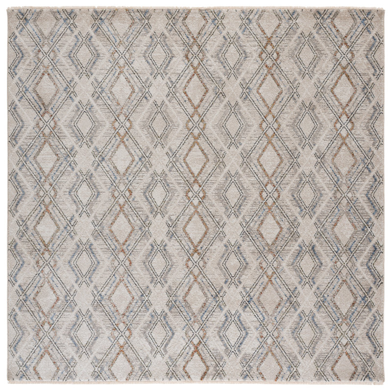 Grove 680 Performance Geometric Shapes Rug, Square 6'7"