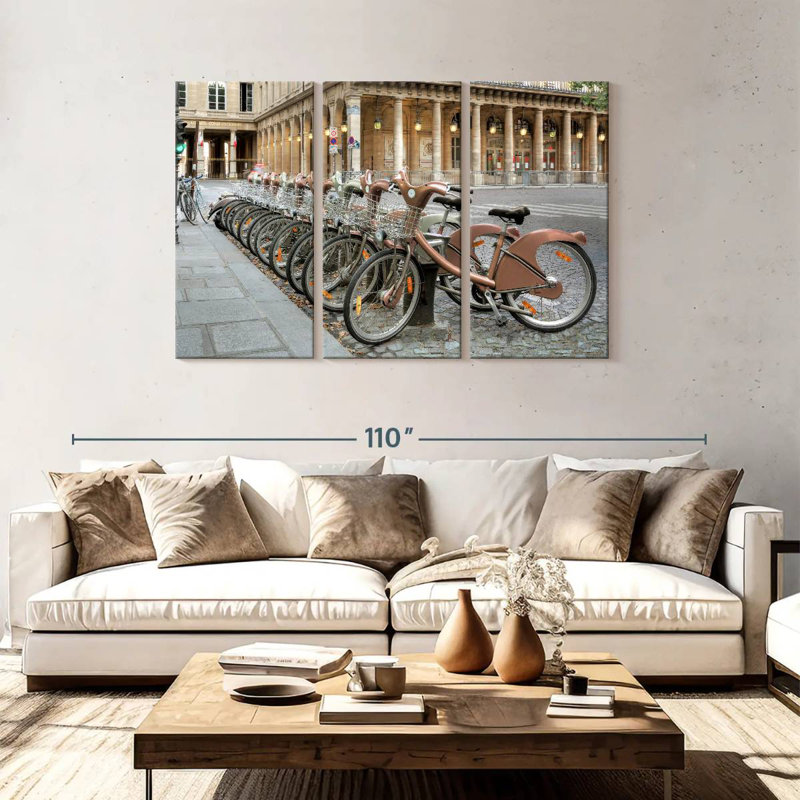 Paris Cycles I, H 48 po x l 74 po