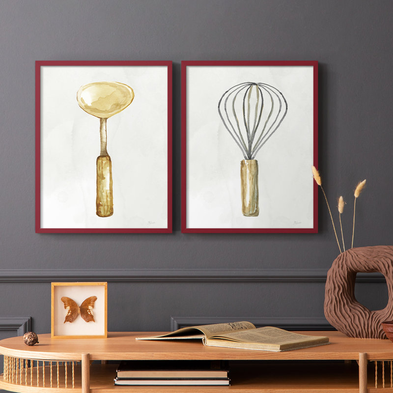 Impression encadrée de cuisine I-Premium de Kitchen N Nécessity - prête à être accrochée - aucun clou requis - aucun clou requis